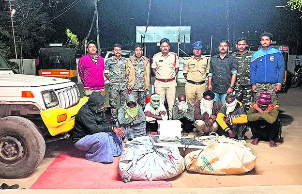 ఏడుగురు దొంగల అరెస్ట్‌
