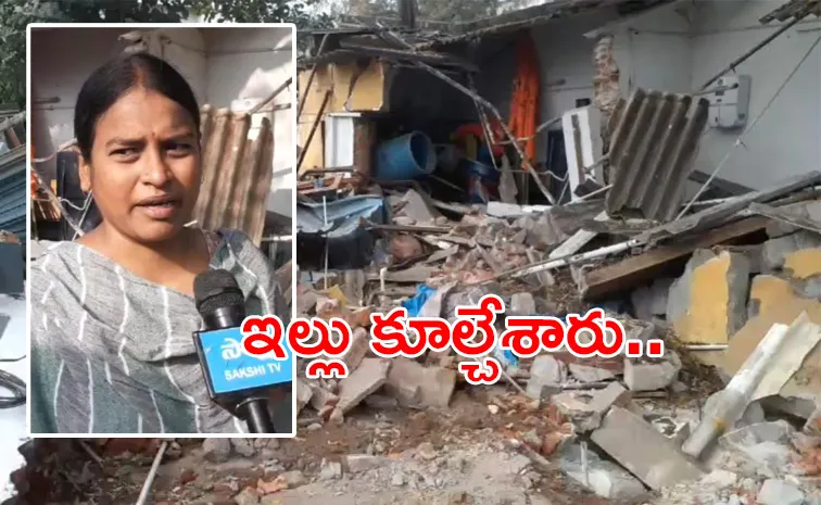 Tdp Leaders Demolished House In Yerramukkapalli Kadapa