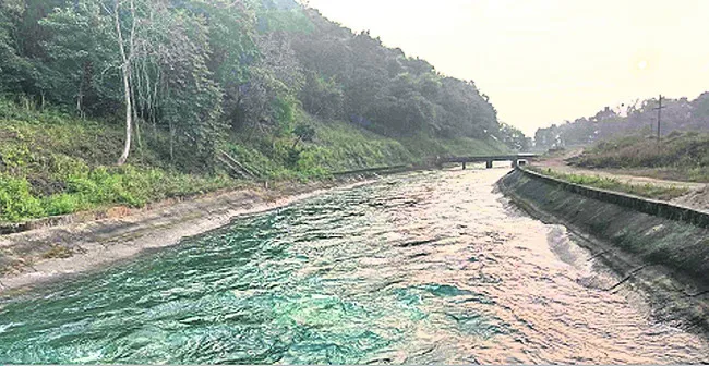 పవర్‌ కెనాల్‌కు నీటి విడుదల
