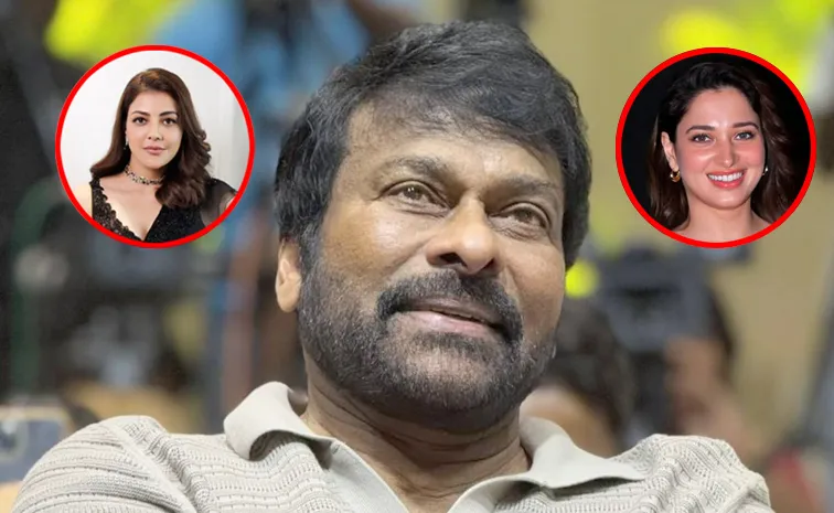 కాజల్‌, తమన్నాని గుర్తుపట్టలేకపోయిన చిరంజీవి!