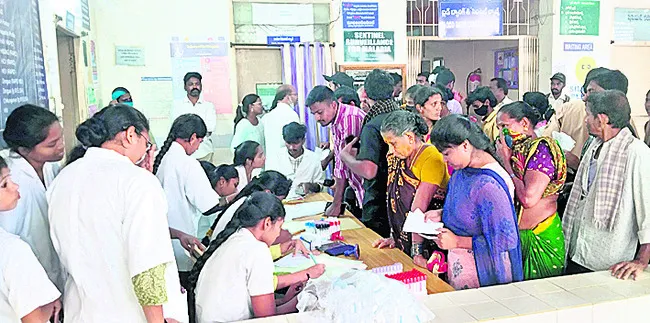 సర్వజన ఆస్పత్రిలో నిలిచినసీబీపీ పరీక్షలు..! 