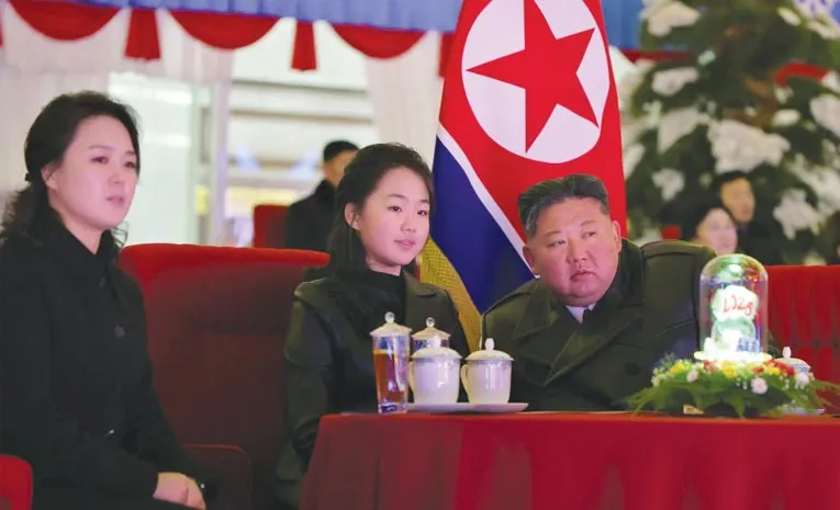 Kim Jong Un's Daughter Appears at New Year Event