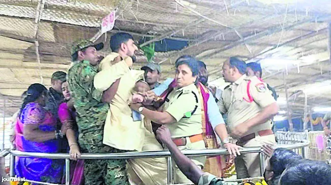 పాడి వర్సెస్‌ పోలీసులు