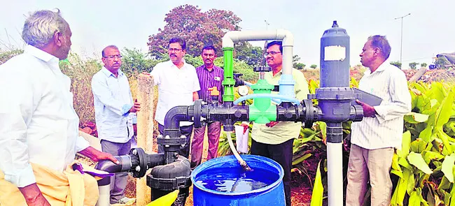 బిందు, తుంపర సేద్య లక్ష్యాలను అధిగమించాలి