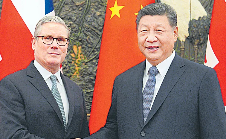 UK PM Keir Starmer meets Chinese President Xi Jinping