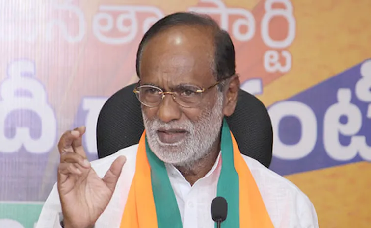 Telangana BJP MP Lakshman Slams Congress Govt