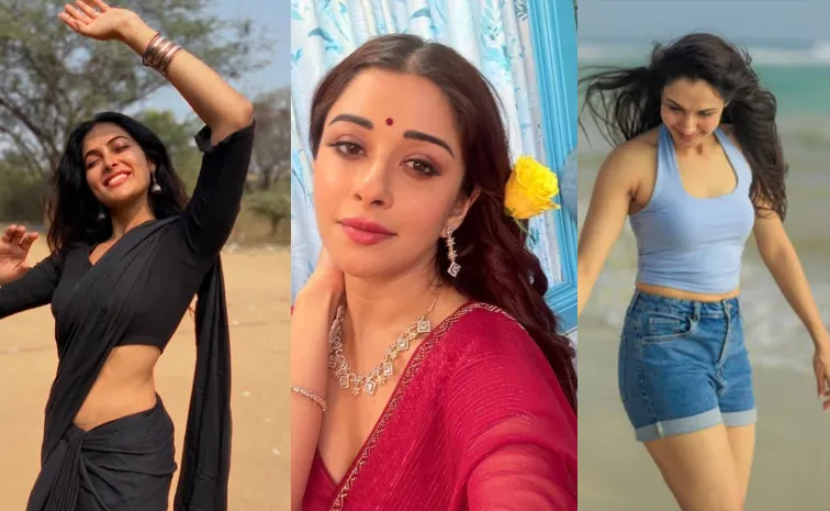 Tollywood actresses Social Media posts in instagram 