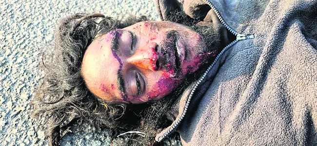 రోడ్డు ప్రమాదంలో గుర్తు తెలియని వ్యక్తి మృతి
