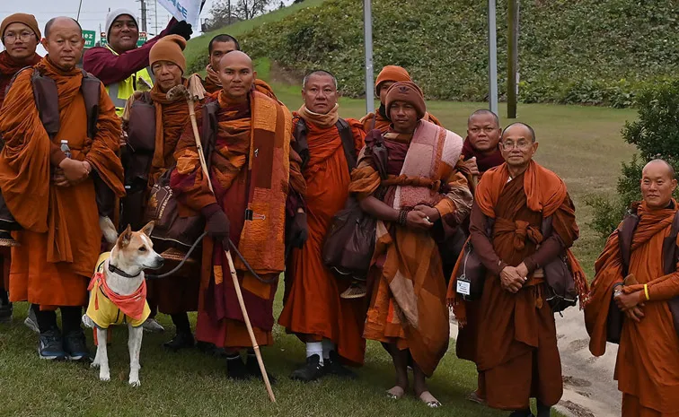 The Walk for Peace USA by Buddhist monks Texas to Washington