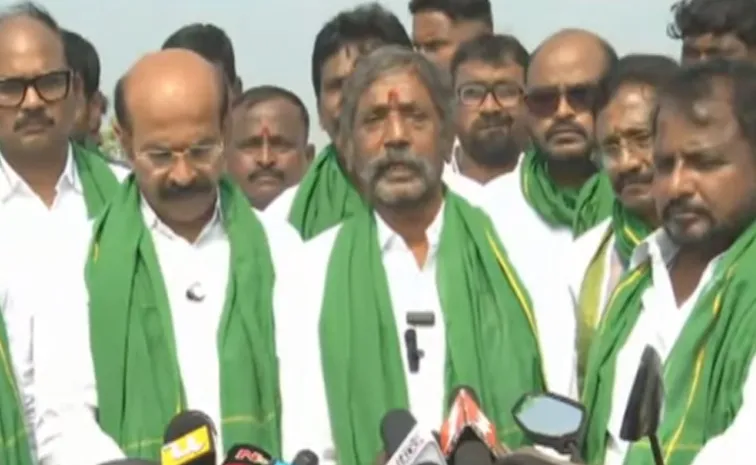 Ysrcp Leaders Inspected The Rayalaseema Lift Irrigation Project