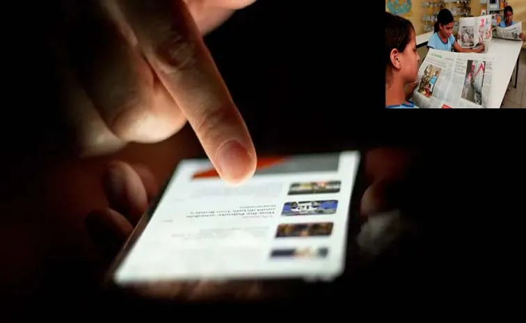 Parenting Tips:  Rea A newspaper instead of constantly watching Phones1