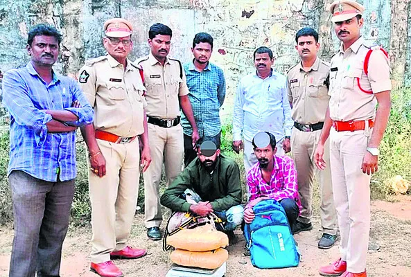 పెందుర్తిలో గంజాయి పట్టివేత