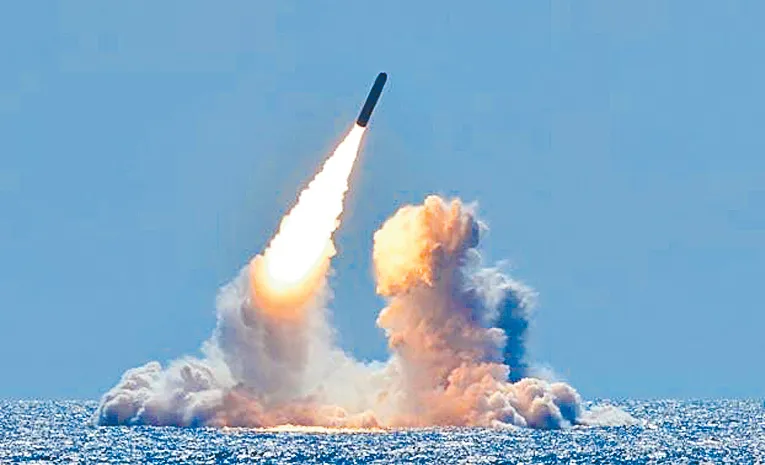 Missile test conducted off the Visakhapatnam coast