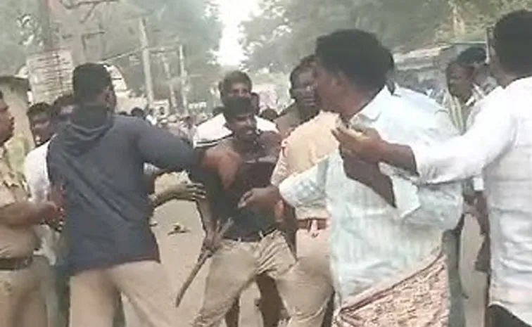 Case Of Attacking ZPTC: Polices one sided attitude TDP leaders not arrested