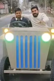 Bihar Man Builds 5 Seater Electric Jeep In 18 Days