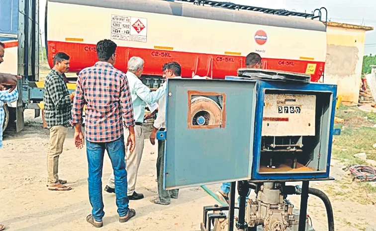 Diesel mafia in Sarvepalli Nellore district