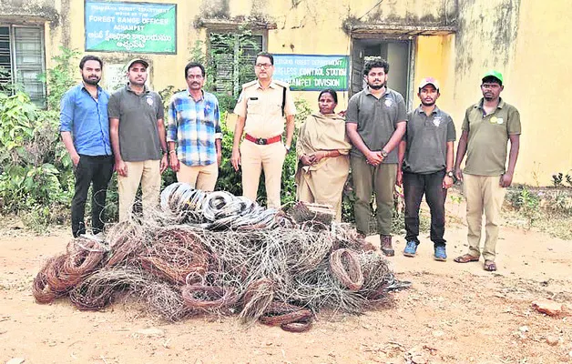 అటవీశాఖ పరిధిలో ఉచ్చుల తొలగింపు 
