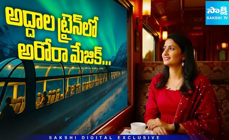 అద్దాల ట్రైన్‌లో అరోరా మ్యూజిక్.. చూస్తే మైమరచిపోవాల్సిందే