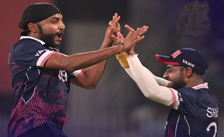 usa won The T20 world cup Match Against Netherlands 