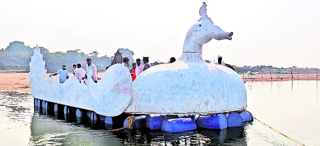 హంసవాహనం ట్రయల్‌ రన్‌..