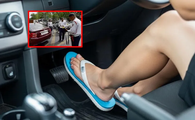 స్లిప్పర్స్ వేసుకుని డ్రైవింగ్ చేస్తే చలాన్ పడుతుందా?: గడ్కరీ క్లారిటీ