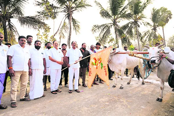 జిల్లా స్థాయి ఎడ్ల బళ్ల పోటీల విజేత కేజే పురం 