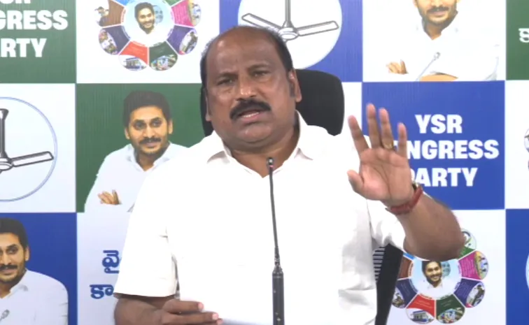 YSRCP Leader TJR Sudhakar Babu Slams AP Govt