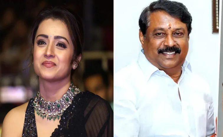 Tamilnadu BJP Leader Nagendran apology To Actress Trisha