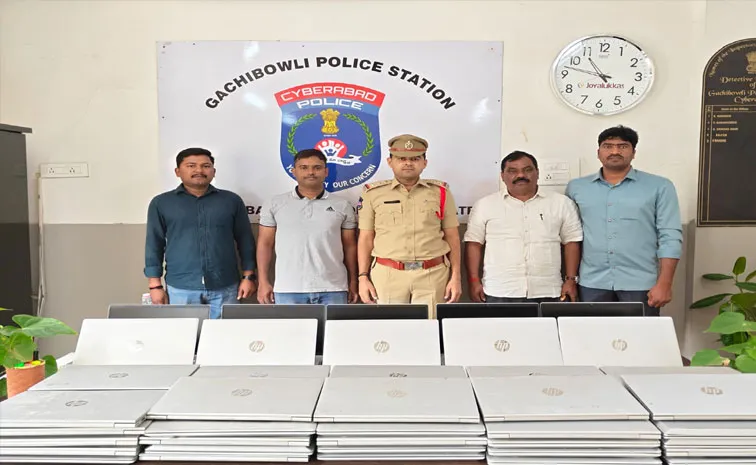 పోలీసుల‌కు చిక్కిన హెచ్‌సీయూ ల్యాప్‌టాప్ దొంగ‌లు