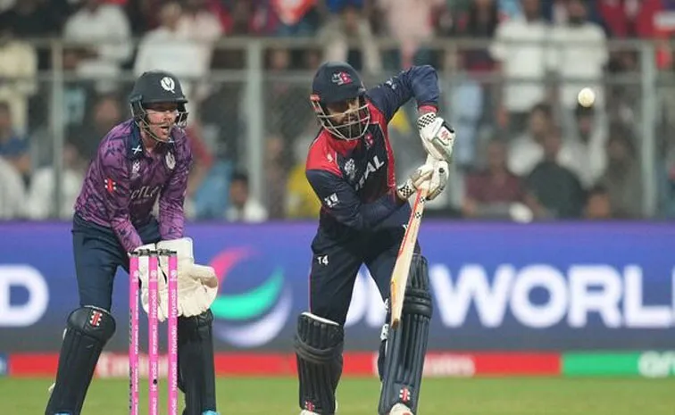 Nepal register historic win, beat Scotland by 7 wickets