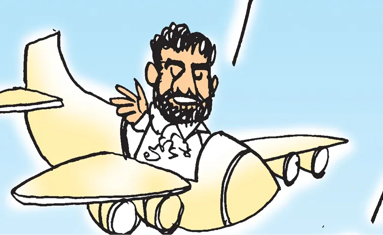 Comments over Chandrababu familys use of special planes