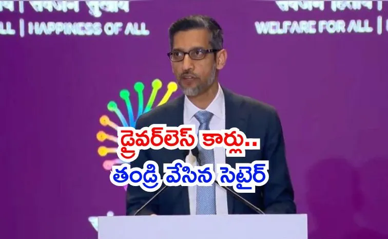 India AI Impact Summit 2026: Sundar Pichai prospect driverless cabs Indian roads