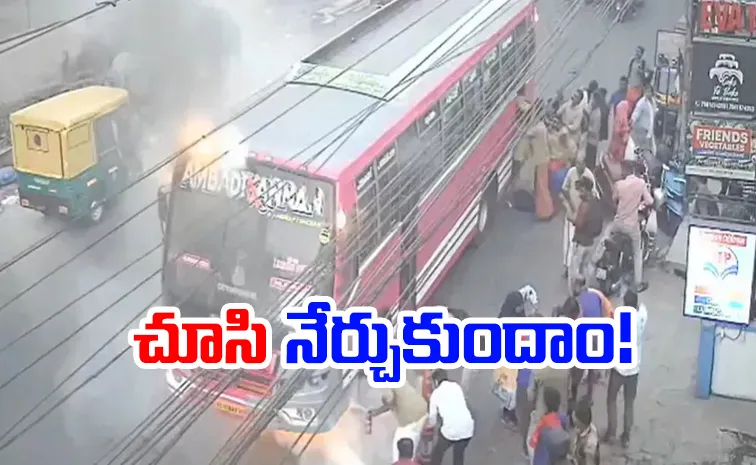 Moving bus catches fire in Kerala Ottapalam True Story in 60 Seconds