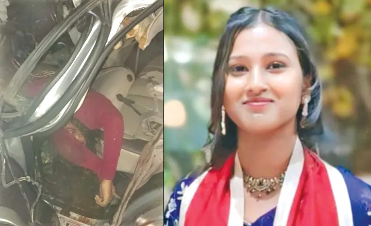 రోడ్డు ప్రమాదంలో దంత వైద్య విద్యార్థిని మృతి