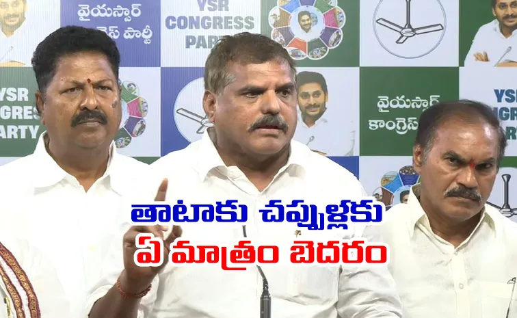 Botsa Satyanarayana Fires on CM Chandrababu