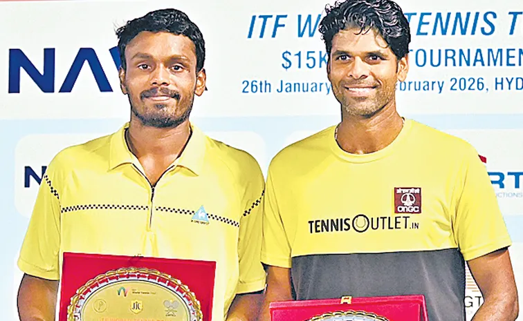 విష్ణువర్ధన్‌ ఖాతాలో 48వ డబుల్స్‌ టైటిల్‌