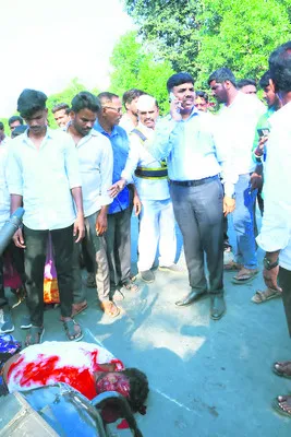 గుర్తుతెలియని వాహనం ఢీకొని వ్యక్తి మృతి