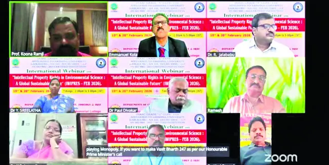 ఆలోచనలకు పదునుపెట్టిన వెబినార్‌ 
