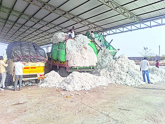 తగ్గిన పత్తి కొనుగోళ్లు