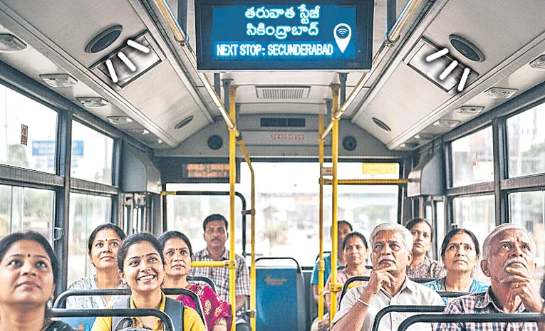 TSRTC To Introduce GPS based passenger announcement system in hyderabad city buses