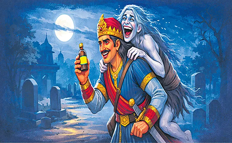 భేతాళుడు నాన్‌స్టాప్‌గా నవ్విండు!