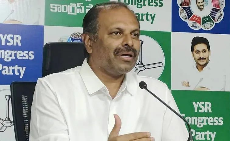 YSRCP Leader Srikanth Reddy Slams AP Govt Under Chandrababu Ruling