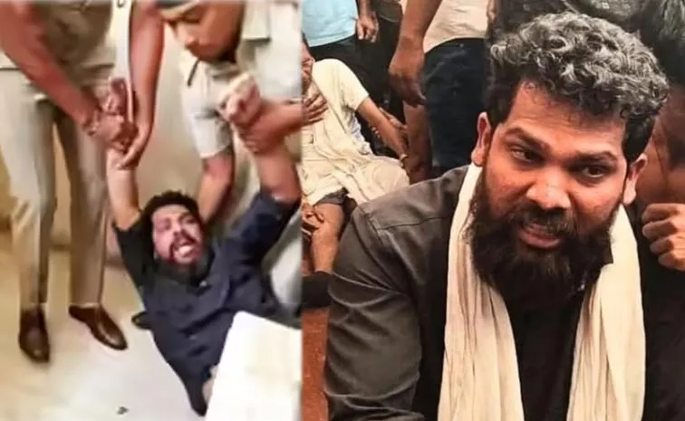 Cops Drag Goa Mla Out Of Govt Office After Overnight Stir