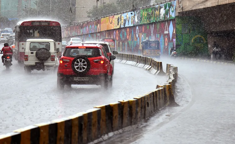 The weather has changed in Hyderabad