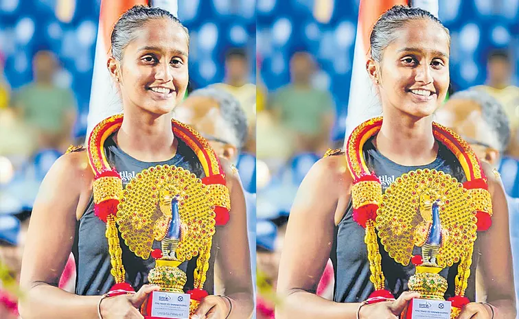 Vaishnavi Adkar finished as the runner up at the ITF W100 Bangalore Open