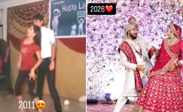 Couple recreates 2011 college dance at wedding video viral