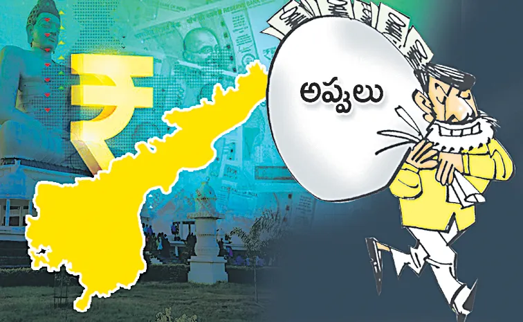 Chandrababu broke his own records in plunging the state into debt