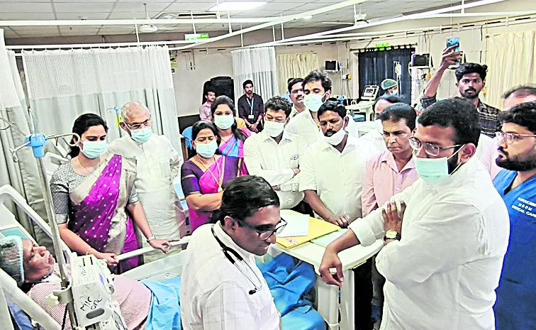 YSRCP leaders are angry over the government negligence