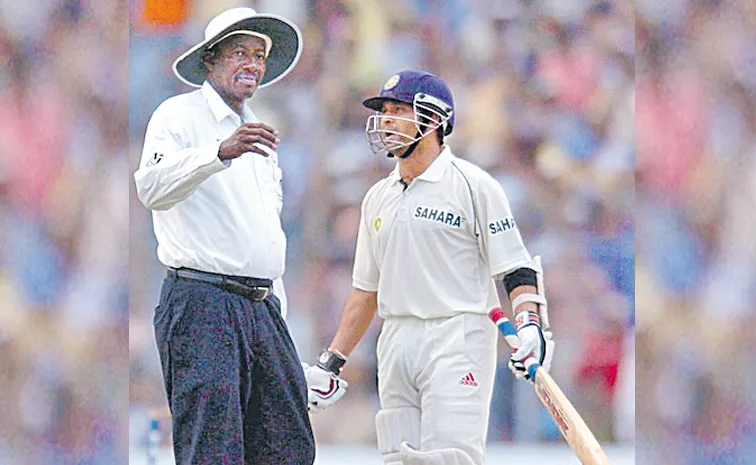 Steve bucknor on sachin tendulkars out1