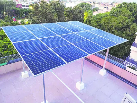 ‘సూర్యఘర్‌’ పనులు 
